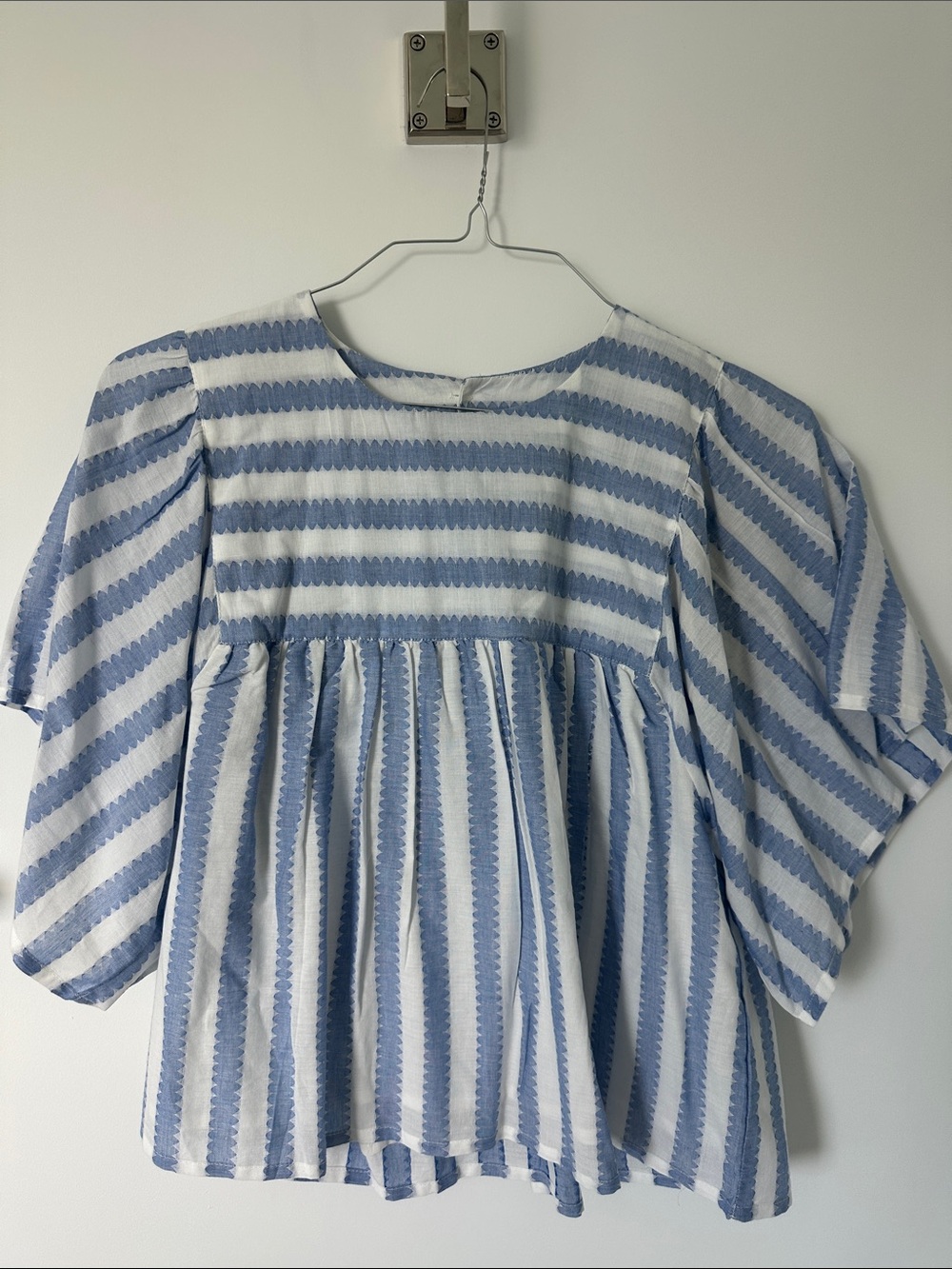 NWT Emerson Fry Blue and White Striped blouse - medium